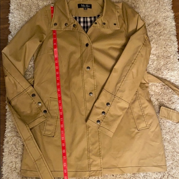 Mo-Ka by Santa Fe Apparel-Gray lightweight coat - Picture 10 of 11